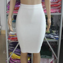 Load image into Gallery viewer, Bandage Knee-Length Pencil Skirt
