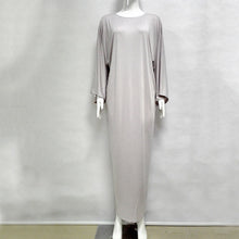 Load image into Gallery viewer, Long dress with Dolman Sleeves                6XL Plus Size Womens Dresses