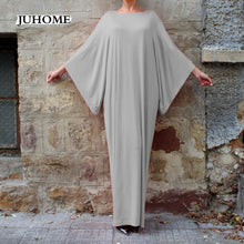 Load image into Gallery viewer, Long dress with Dolman Sleeves                6XL Plus Size Womens Dresses
