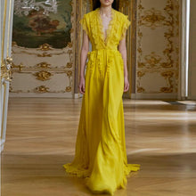 Load image into Gallery viewer, "Hollywood Summers" Ruffled Lace A Line Dress