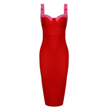 Load image into Gallery viewer, Sexy Red or  Black sweetheart Neckline Dress