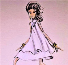 Load image into Gallery viewer, Spring Fun Navarra Couture Sleeveless Scarf Dress..