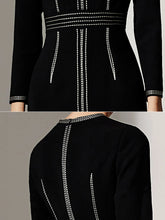 Load image into Gallery viewer, Stitch Detail Knit Dress