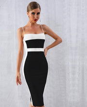 Load image into Gallery viewer, bodycon spaghetti strap sleeveless dress