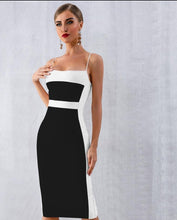 Load image into Gallery viewer, bodycon spaghetti strap sleeveless dress