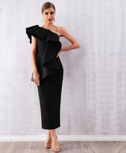 Load image into Gallery viewer, Cascading Flounce Dress