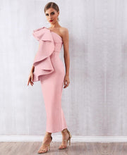 Load image into Gallery viewer, Cascading Flounce Dress