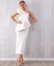 Load image into Gallery viewer, Cascading Flounce Dress