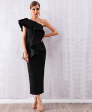 Load image into Gallery viewer, Cascading Flounce Dress