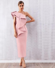 Load image into Gallery viewer, Cascading Flounce Dress
