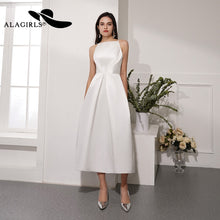Load image into Gallery viewer, Short A Line Evening Dress Sexy Spaghetti Strap Evening Gown Backless Party dress