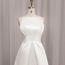 Load image into Gallery viewer, Short A Line Evening Dress Sexy Spaghetti Strap Evening Gown Backless Party dress