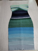 Load image into Gallery viewer, The Aqua or Yellow Ombre Sheath Dress
