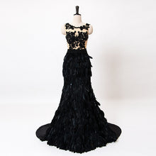 Load image into Gallery viewer, Feather fomal Evening gowns