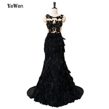 Load image into Gallery viewer, Feather fomal Evening gowns