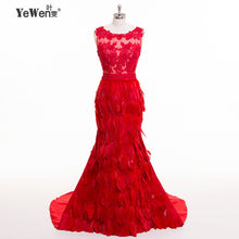 Load image into Gallery viewer, Feather fomal Evening gowns