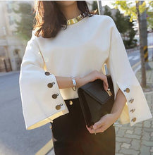 Load image into Gallery viewer, The Button Split Sleeve Blouse..