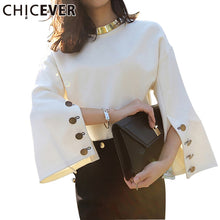 Load image into Gallery viewer, The Button Split Sleeve Blouse..