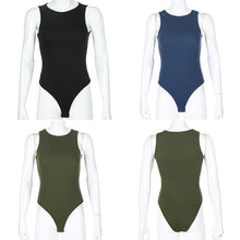 Load image into Gallery viewer, Solid Basic Bodycon Jumpsuit