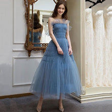 Load image into Gallery viewer, A-line  Tulle Formal Party Gown