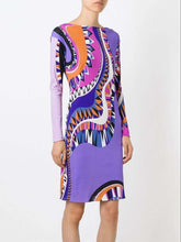 Load image into Gallery viewer, Italian  high quality SILK JERSEY Dress