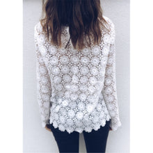 Load image into Gallery viewer, Embroider White Lace Top