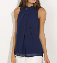 Load image into Gallery viewer, Chiffon Blouses   Sleeveless