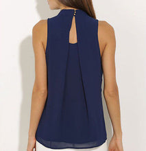 Load image into Gallery viewer, Chiffon Blouses   Sleeveless