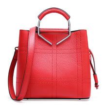 Load image into Gallery viewer, Ladies Genuine Leather Handbags 100% Cow Leather Shoulder Bag