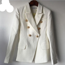Load image into Gallery viewer, Double Breasted Montford Blazer            Black or White