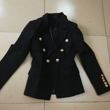 Load image into Gallery viewer, Double Breasted Montford Blazer            Black or White
