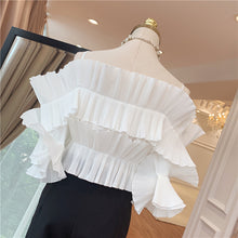 Load image into Gallery viewer, Designer  Pleated Blouse