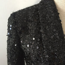 Load image into Gallery viewer, Navarra Sequined Double Breasted  Designer Blazer