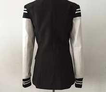 Load image into Gallery viewer, Double Breasted Letter Jacket Coat Dress