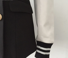 Load image into Gallery viewer, Double Breasted Letter Jacket Coat Dress