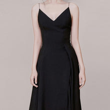 Load image into Gallery viewer, Spaghetti Strap  Sweetheart Neckline Draped Skirt