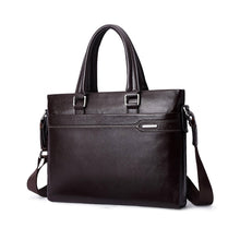 Load image into Gallery viewer, Genuine Leather Business Laptop Briefcase Shoulder Bag Quality Leather
