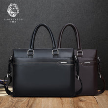 Load image into Gallery viewer, Genuine Leather Business Laptop Briefcase Shoulder Bag Quality Leather