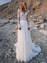 Load image into Gallery viewer, Beach Bohemian Wedding Dresses