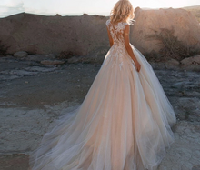 Load image into Gallery viewer, A Line Wedding Dresses Sleeveless