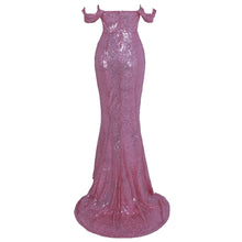 Load image into Gallery viewer, Sweetheart Neck Line Sequin Gown