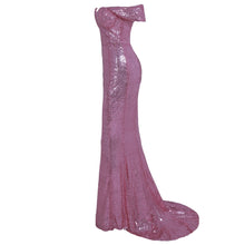 Load image into Gallery viewer, Sweetheart Neck Line Sequin Gown