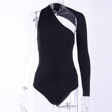 Load image into Gallery viewer, 4 way stretch One Sleeve Bodysuit