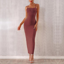 Load image into Gallery viewer, Timeless Spaghetti Strap Column Dress