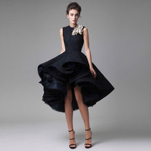 Load image into Gallery viewer, NAVARRA HAUTE COUTURE WATERFALL FLOUNCE DRESS