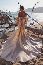 Load image into Gallery viewer, Navarra Malibu Gown  Big Bow Open Back (many colors available)