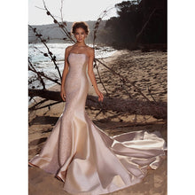 Load image into Gallery viewer, Navarra Malibu Gown  Big Bow Open Back (many colors available)