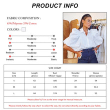 Load image into Gallery viewer, Cotton Gathered Sleeve Blouse