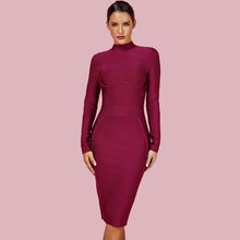 Load image into Gallery viewer, Ferrari  Super Stretch Mock Neck  Dress  in 6 colors