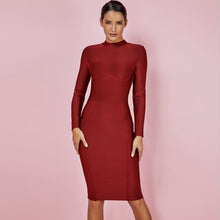 Load image into Gallery viewer, Ferrari  Super Stretch Mock Neck  Dress  in 6 colors